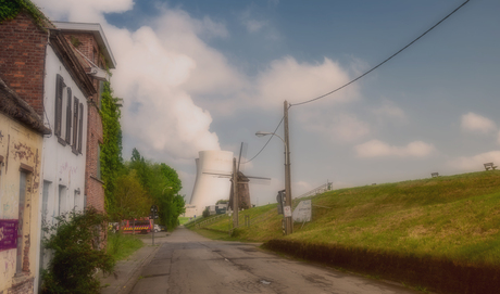 zicht op Kerncentrale
