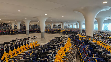 Onderwaterfietsenstalling