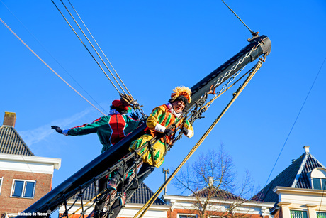 Pieten in de mast