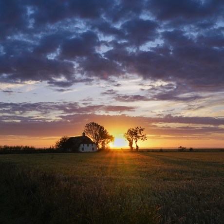 Zonsondergang Denemarken