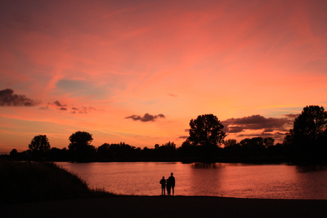 Family sunset