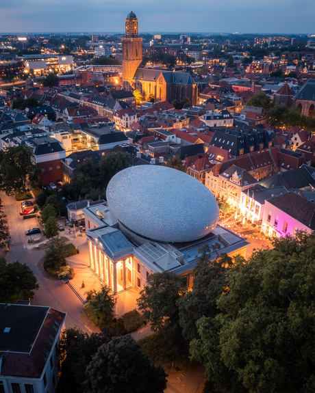 Zwolle in de nacht