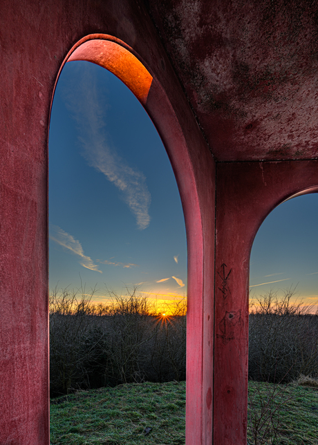 Zonsondergang Reiderwolde