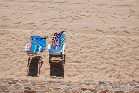 Uitzicht op strand