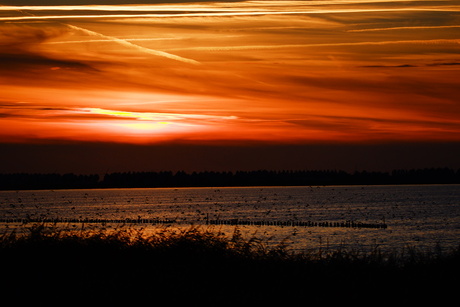 Zonsondergang Kampereiland