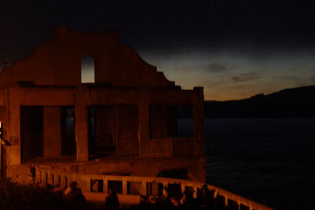 Alcatraz by night