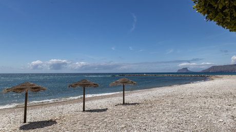 Lekker rustig op het strand.