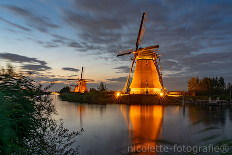 Kinderdijk verlicht