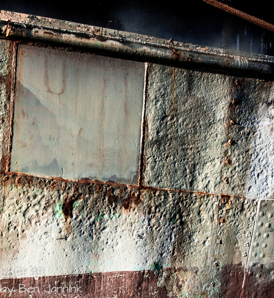 patchwork - opgelapte romp - foto door Loft49 op 17-01-2015 - deze foto bevat: water, boot, haven