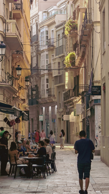 Straatje in Malaga 