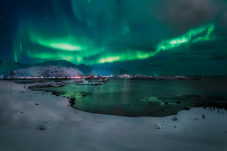 Lofoten onder het noorderlicht