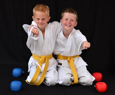 Karate broertjes