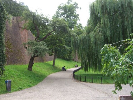 Stadsmuur bij het Kronenburgpark Nijmegen