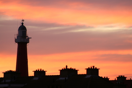 Zons ondergang scheveningen