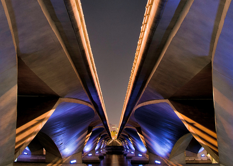 Onder de brug....