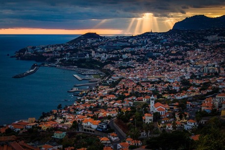 Uitzicht over Funchal, Madeira