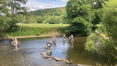 Watergenot in de Ourthe
