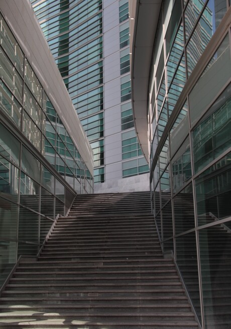 stairs to office