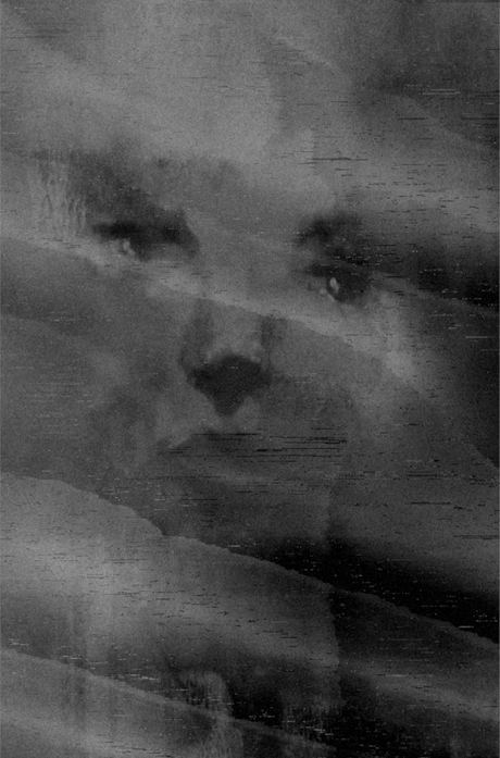 Verschijnend gelaat.