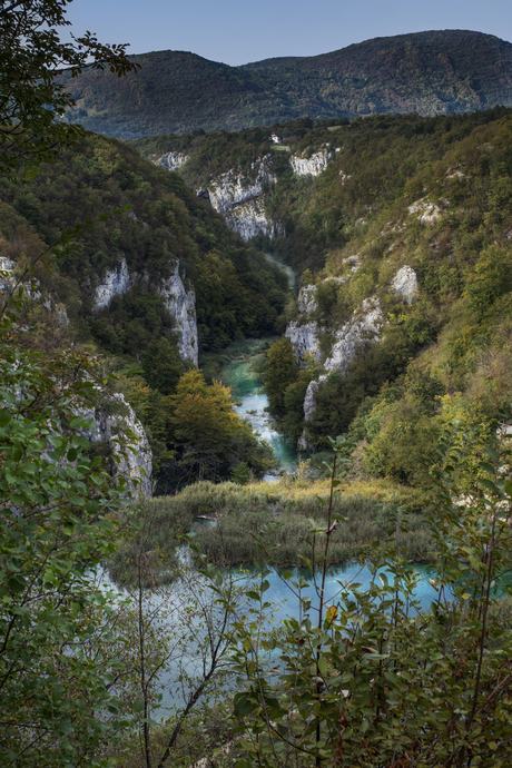 Watervallen bij Plitvice Meren