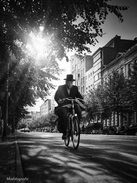 De eenzame fietser 