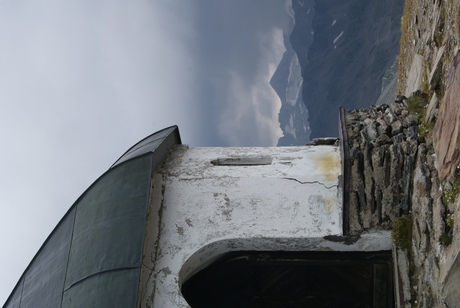 Kleine huisje op de Ankogel (AUT)