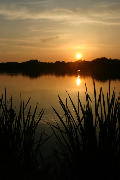 zonsondergang drente