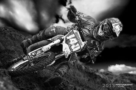 Motorcross actie