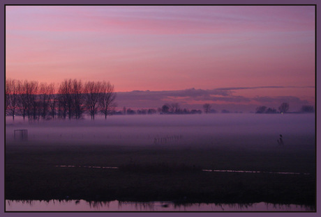 Opkomende mist..