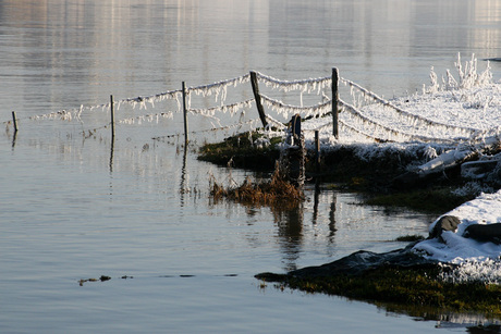 Winter aan de IJssel