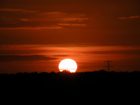 zonsondergang