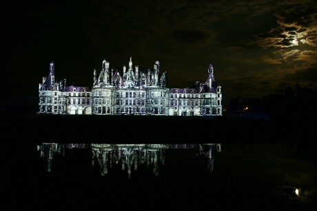 Chambord tijdens lichtshow