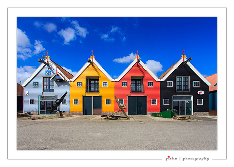 De gekleurde huisjes van Zoutkamp