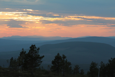 Sälen/Zweden bij nacht