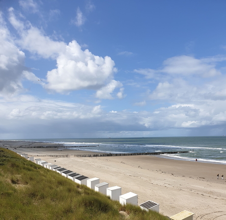 Strand landschap Zeeland