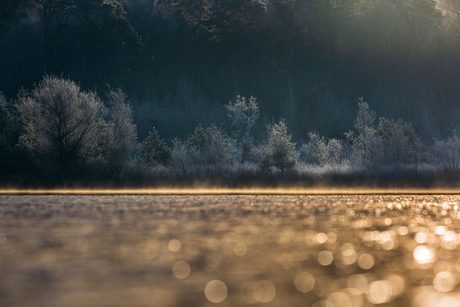 winterse zonsopkomst