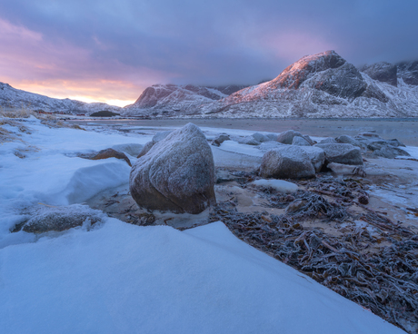 Eerste licht in Lofoten