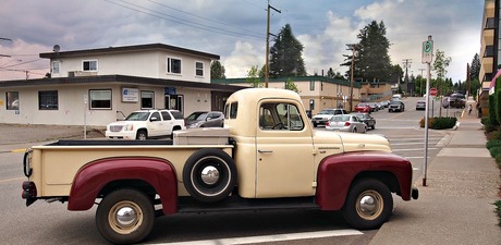 Nice old International Pick Up Truck.