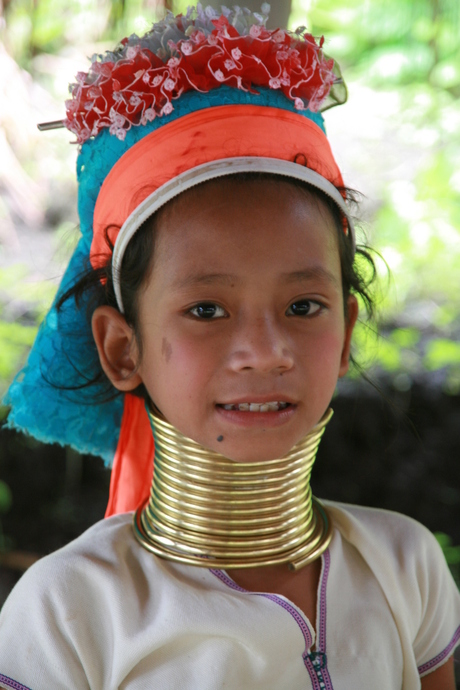Longneck meisje, Noord-Thailand