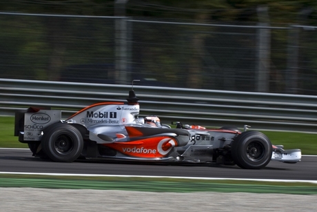 Alonso in McLaren op Monza 2007