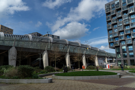Metro station Noord Amsterdam