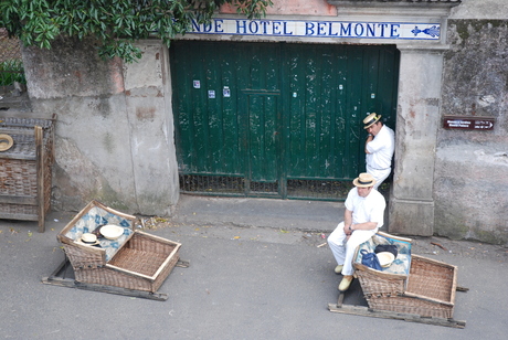 The wickerwork sledge