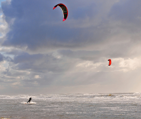 Kitesurfers