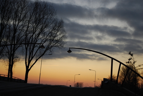 Brug in ochtend