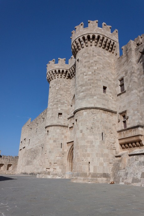 Grootmesters kasteel op Rhodos Griekenland