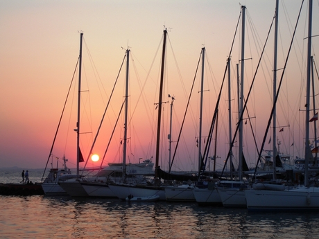 Griekenland haven Naxos