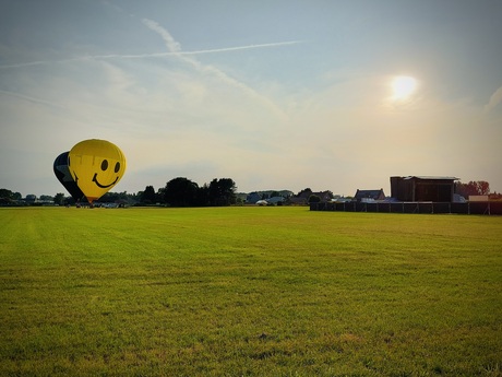 prachtige twee lucht ballonnen