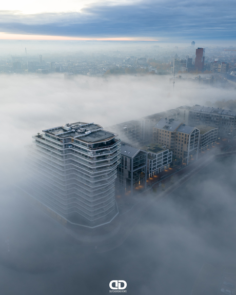 Nijmegen in magische mist