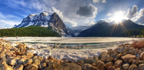 Lake Louise Sunset, Alberta