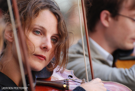 Classical street artist